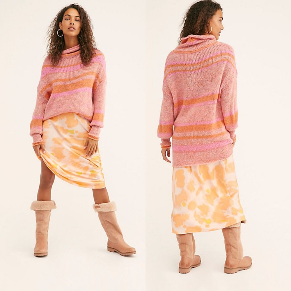 NWT Free People Candy Stripe Tunic. Never worn